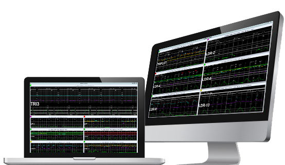 OBIX System on two monitors